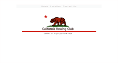 Desktop Screenshot of californiarowingclub.com